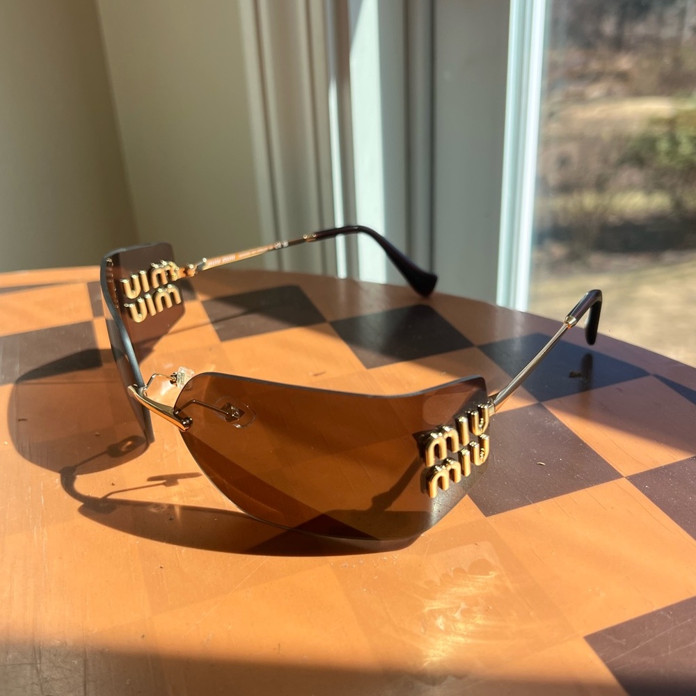 Miu Miu Brown Sunglasses